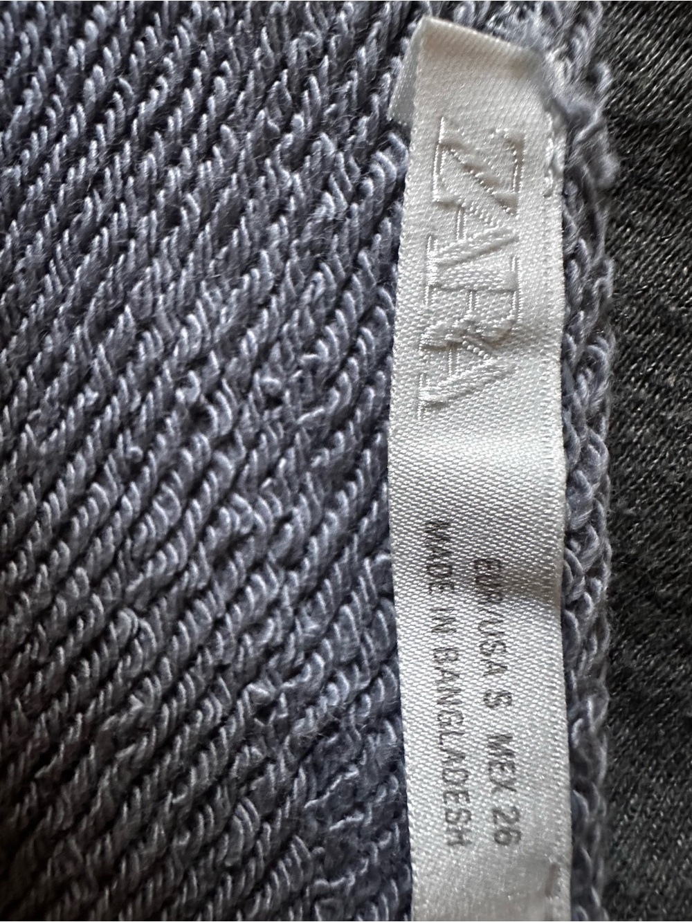 Zara Dark Gray Off-the-Shoulder Cropped Sweater - Picture 9 of 9
